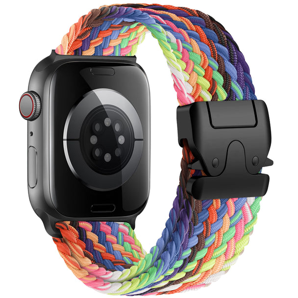 Braided Buckle Woven Loop Band for Apple Watch