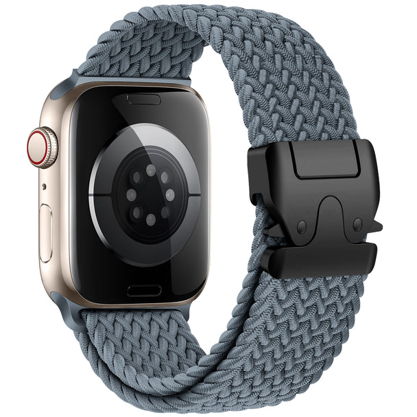 Braided Buckle Woven Loop Band for Apple Watch