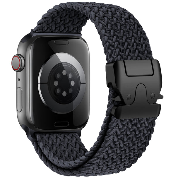Braided Buckle Woven Loop Band for Apple Watch