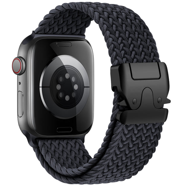 Braided Buckle Woven Loop Band for Apple Watch