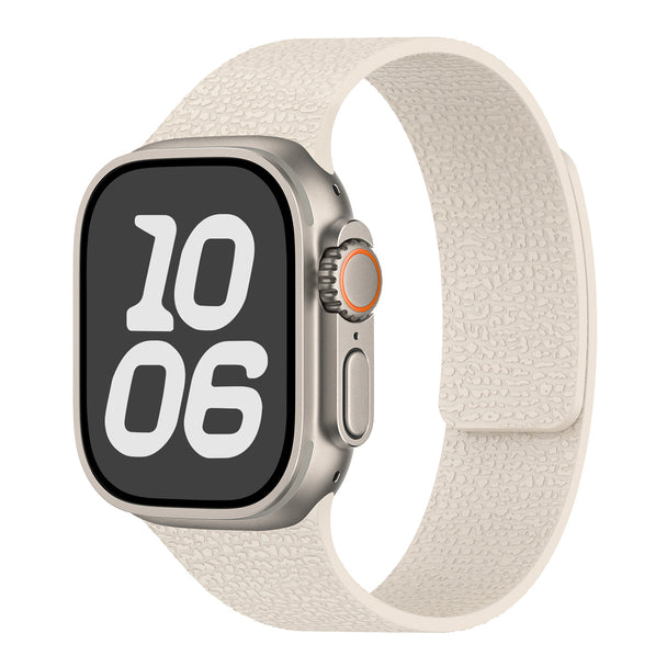 Soft Litchi Pattern Magnetic Sport Band for Apple Watch