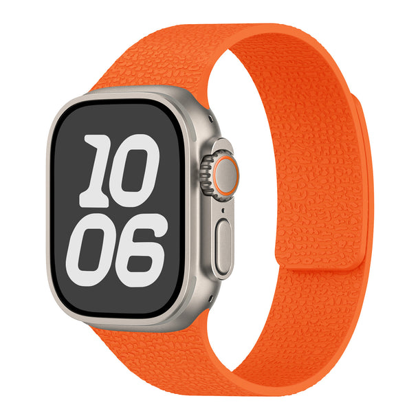 Soft Litchi Pattern Magnetic Sport Band for Apple Watch