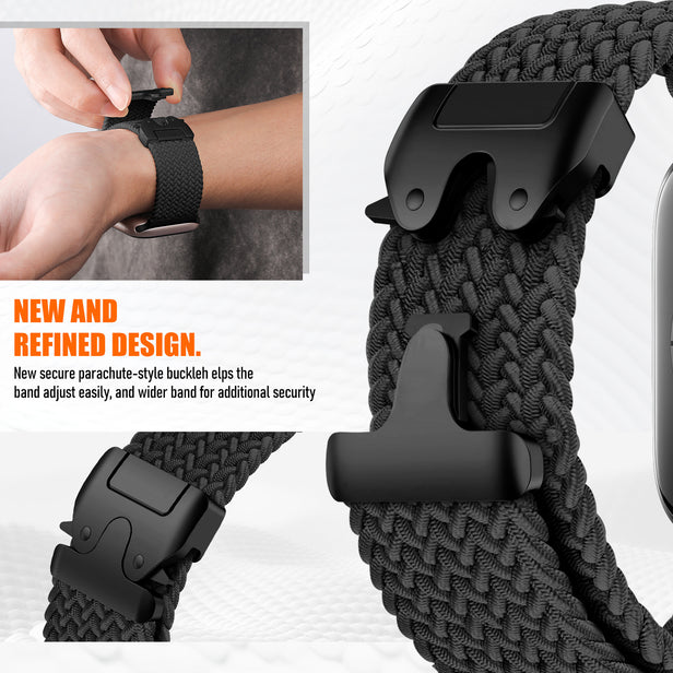 Braided Buckle Woven Loop Band for Apple Watch