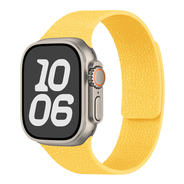 Soft Litchi Pattern Magnetic Sport Band for Apple Watch