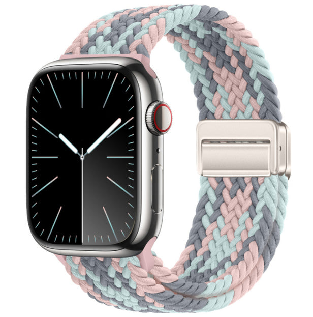 Magnetic Buckle Woven Loop Band for Apple Watch