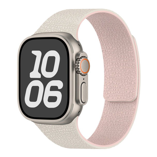 Soft Litchi Pattern Magnetic Sport Band for Apple Watch