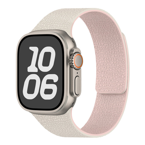 Soft Litchi Pattern Magnetic Sport Band for Apple Watch