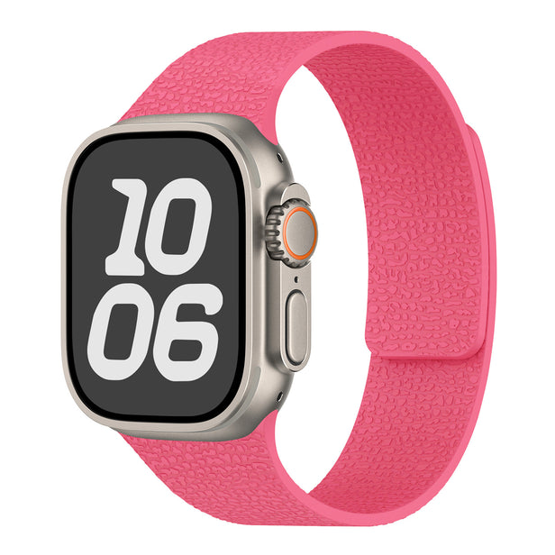 Soft Litchi Pattern Magnetic Sport Band for Apple Watch