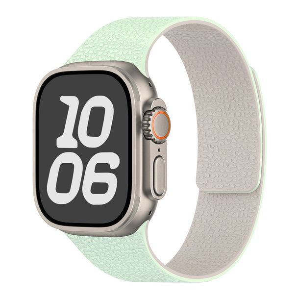 Soft Litchi Pattern Magnetic Sport Band for Apple Watch