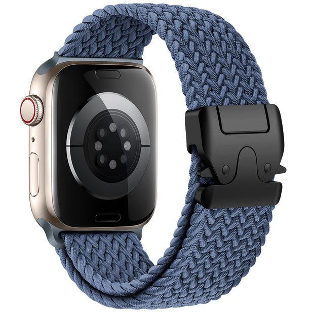 Braided Buckle Woven Loop Band for Apple Watch