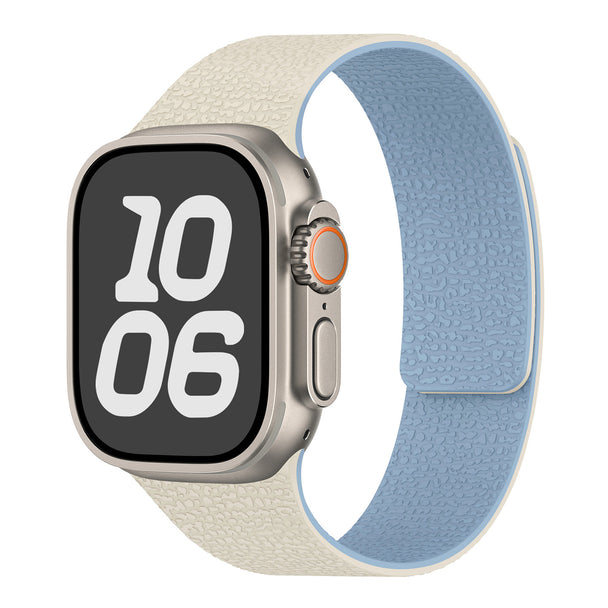 Soft Litchi Pattern Magnetic Sport Band for Apple Watch