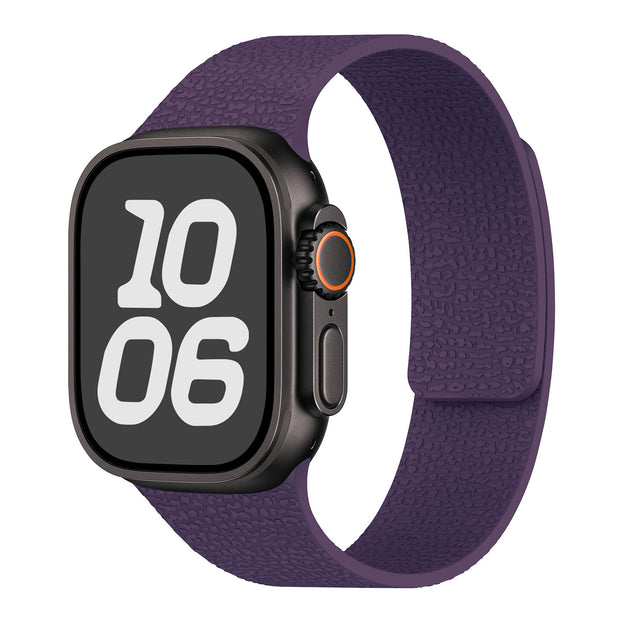 Pebble Grain Silicone Magnetic Band