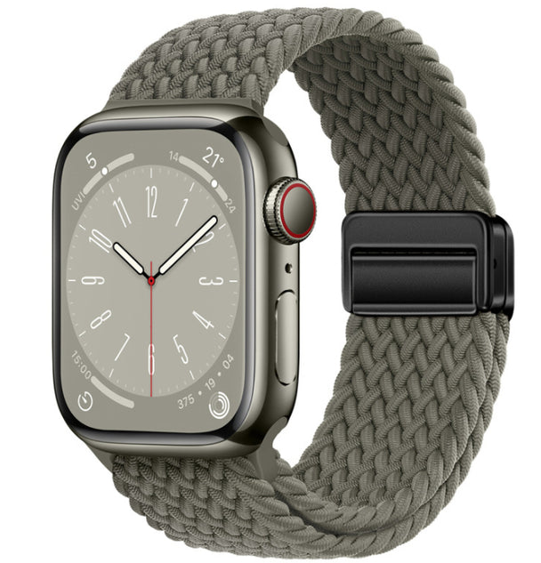 Magnetic Buckle Woven Loop Band for Apple Watch