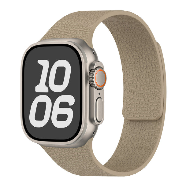 Soft Litchi Pattern Magnetic Sport Band for Apple Watch