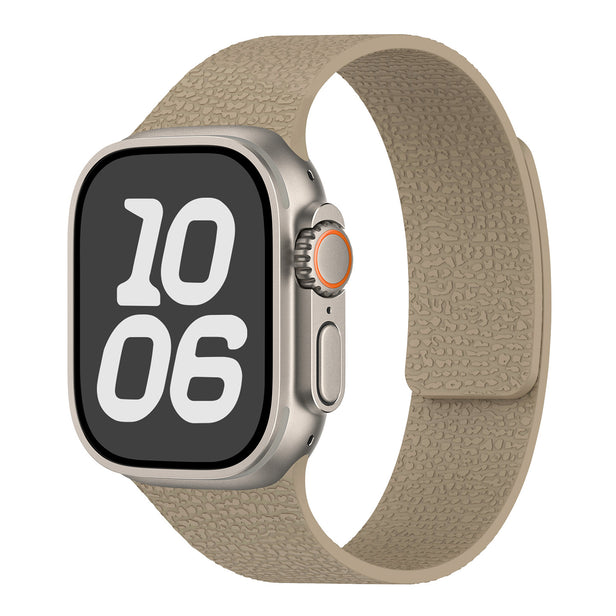 Soft Litchi Pattern Magnetic Sport Band for Apple Watch