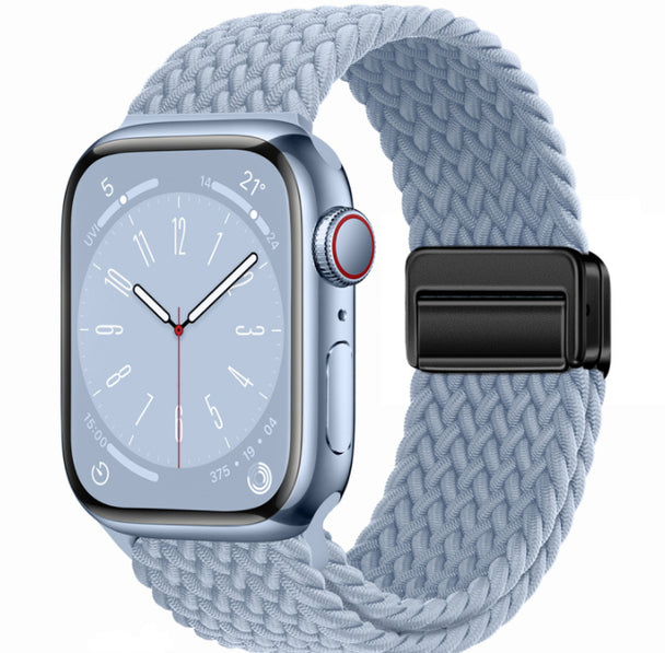 Magnetic Buckle Woven Loop Band for Apple Watch