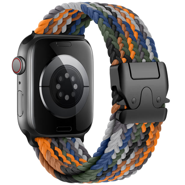 Braided Buckle Woven Loop Band for Apple Watch