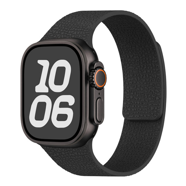 Soft Litchi Pattern Magnetic Sport Band for Apple Watch
