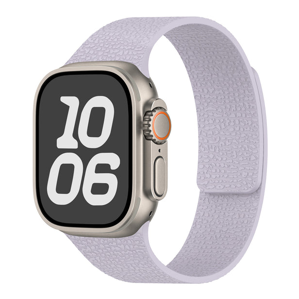 Soft Litchi Pattern Magnetic Sport Band for Apple Watch
