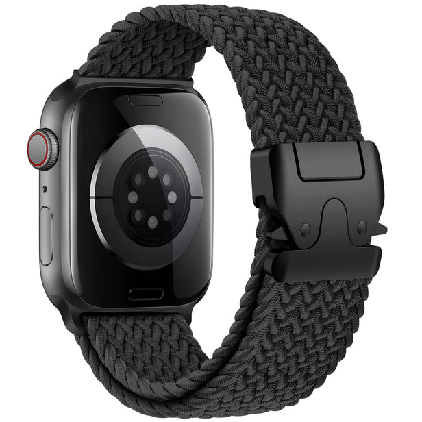 Braided Buckle Woven Loop Band for Apple Watch