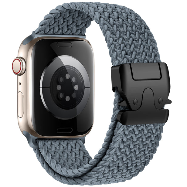 Braided Buckle Woven Loop Band for Apple Watch