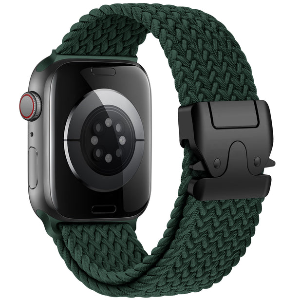 Braided Buckle Woven Loop Band for Apple Watch