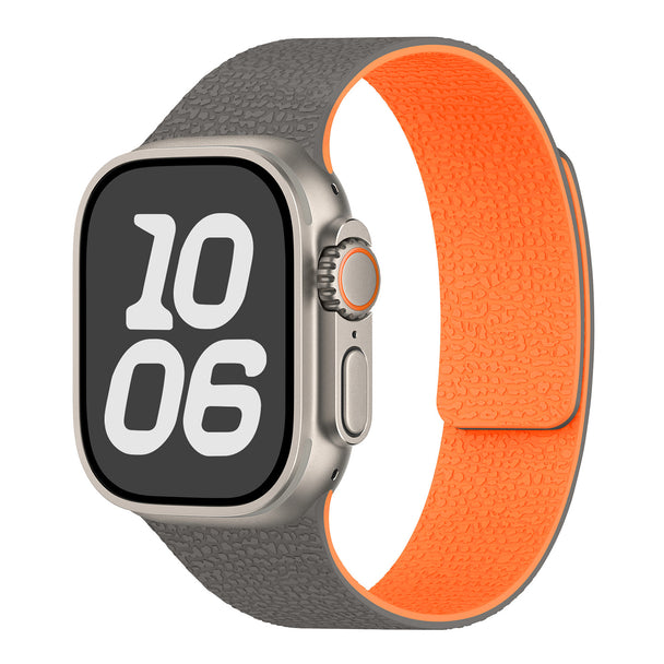 Soft Litchi Pattern Magnetic Sport Band for Apple Watch