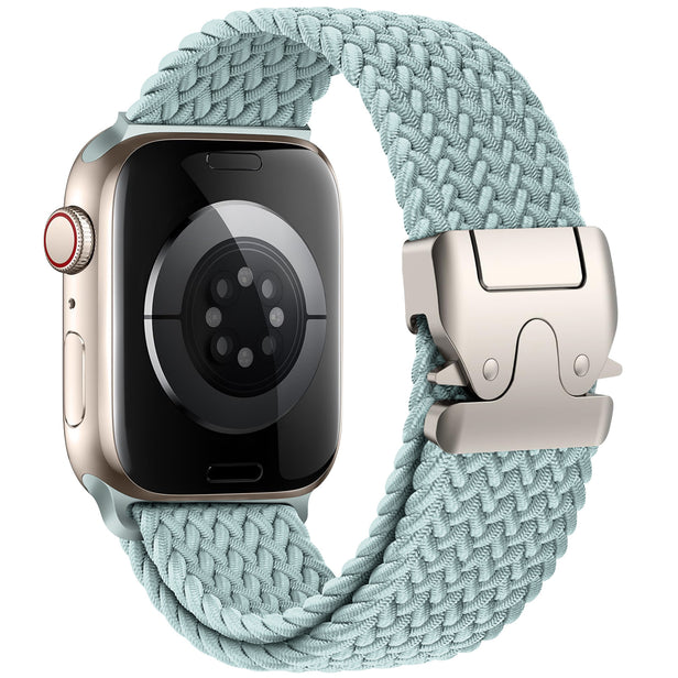 Braided Buckle Woven Loop Band for Apple Watch