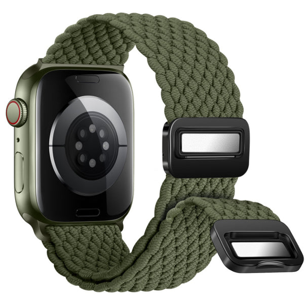 Magnetic Buckle Woven Loop Band for Apple Watch