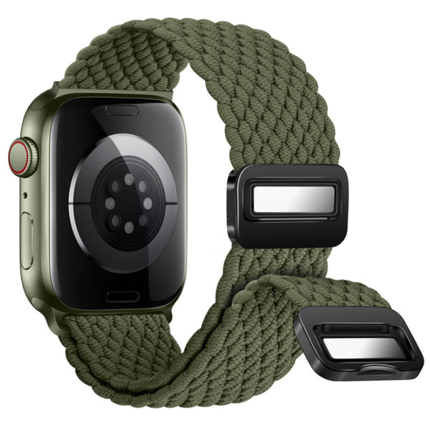 Magnetic Buckle Woven Loop Band for Apple Watch