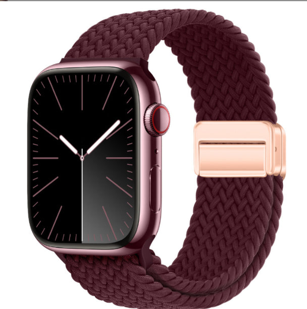 Magnetic Buckle Woven Loop Band for Apple Watch