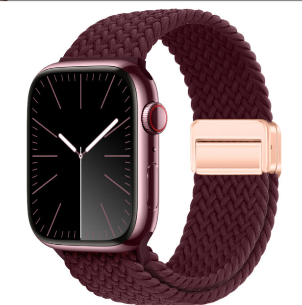 Magnetic Buckle Woven Loop Band for Apple Watch