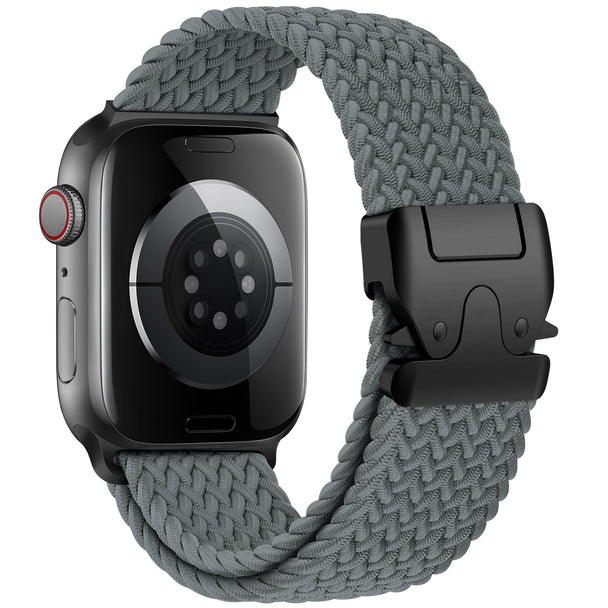 Braided Buckle Woven Loop Band for Apple Watch