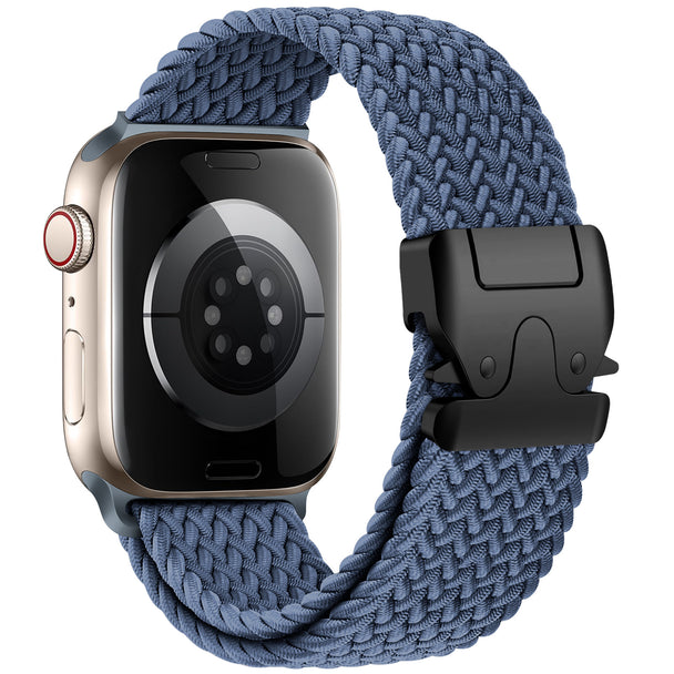 Braided Buckle Woven Loop Band for Apple Watch
