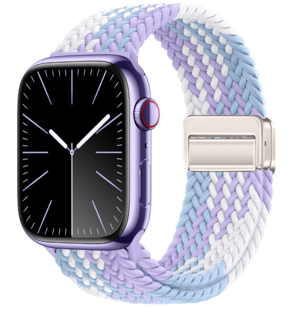 Magnetic Buckle Woven Loop Band for Apple Watch