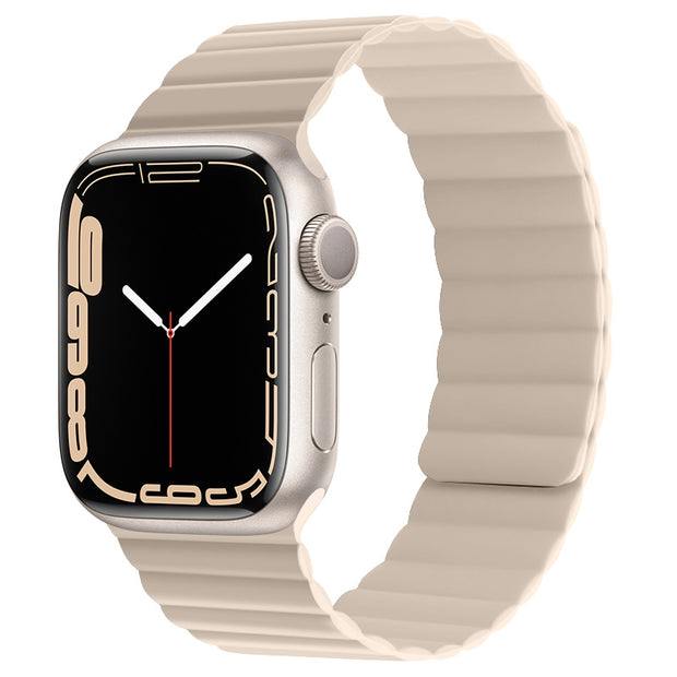Ripple Wave Silicone Magnetic Band