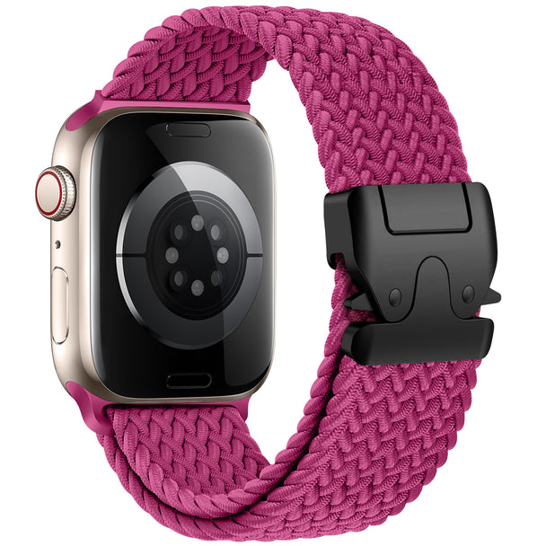 Braided Buckle Woven Loop Band for Apple Watch