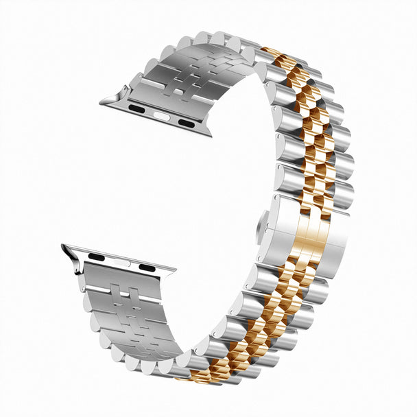 Elegant Stainless Steel Apple Watch Bracelet