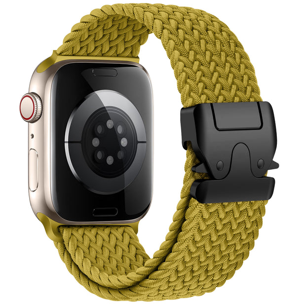 Braided Buckle Woven Loop Band for Apple Watch