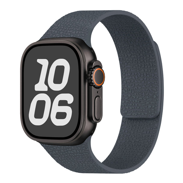 Soft Litchi Pattern Magnetic Sport Band for Apple Watch