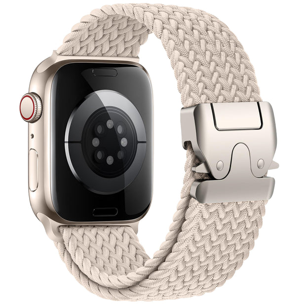 Braided Buckle Woven Loop Band for Apple Watch