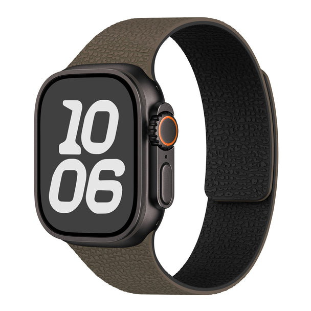 Soft Litchi Pattern Magnetic Sport Band for Apple Watch