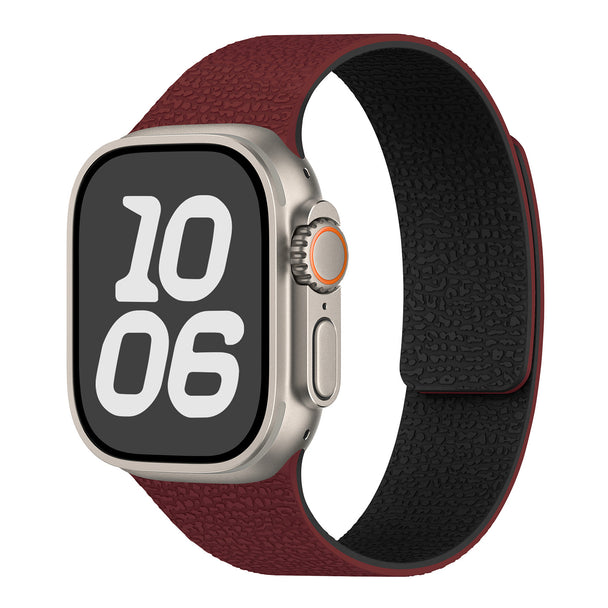 Soft Litchi Pattern Magnetic Sport Band for Apple Watch