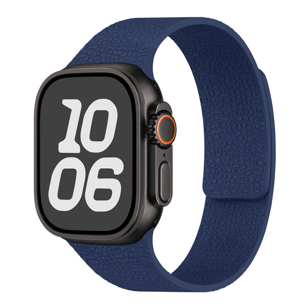 Soft Litchi Pattern Magnetic Sport Band for Apple Watch