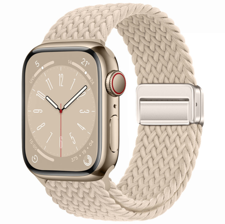 Magnetic Buckle Woven Loop Band for Apple Watch