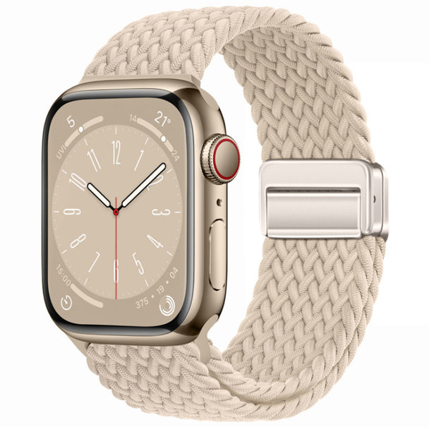 Magnetic Buckle Woven Loop Band for Apple Watch